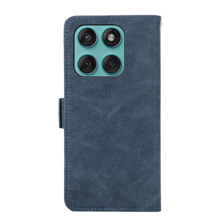 For Motorola Edge 60 Fusion ABEEL Frosted Magnetic RFID Leather Phone Case
