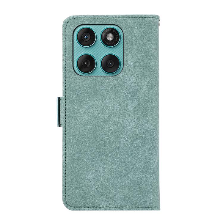 For Motorola Edge 60 Fusion ABEEL Frosted Magnetic RFID Leather Phone Case