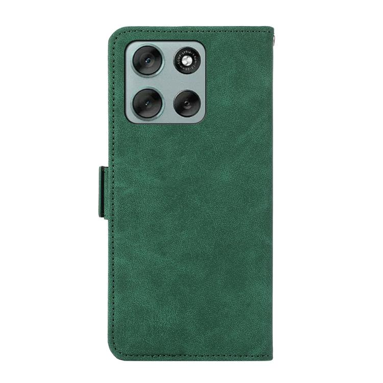For Motorola Moto G86 5G ABEEL Frosted Magnetic RFID Leather Phone Case
