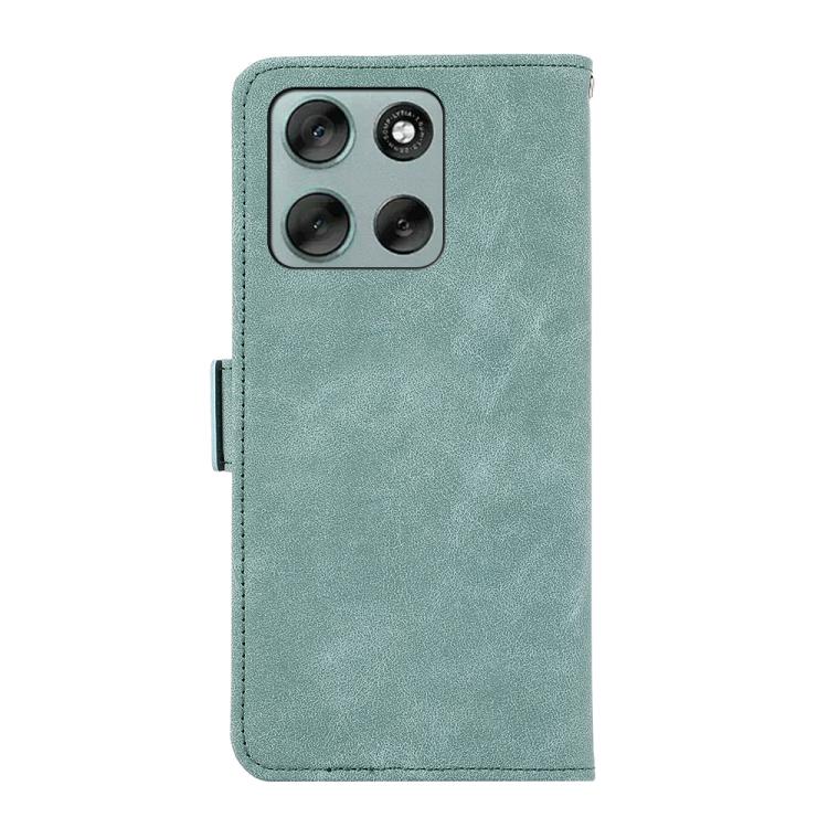 For Motorola Moto G86 5G ABEEL Frosted Magnetic RFID Leather Phone Case
