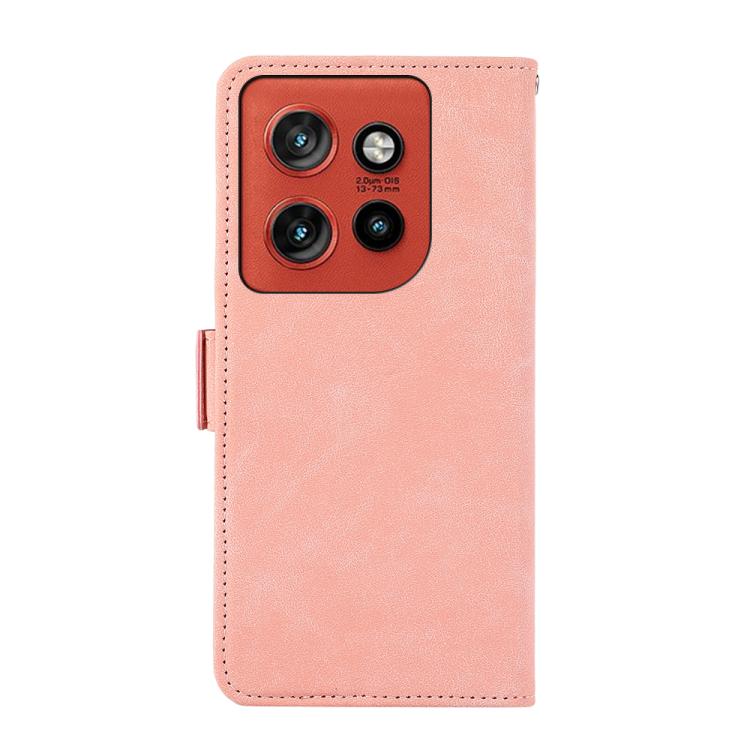 For Motorola Edge 60 Neo 5G ABEEL Frosted Magnetic RFID Leather Phone Case