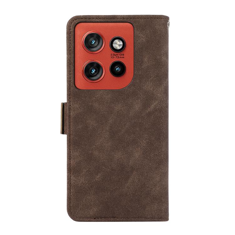 For Motorola Edge 60 Neo 5G ABEEL Frosted Magnetic RFID Leather Phone Case