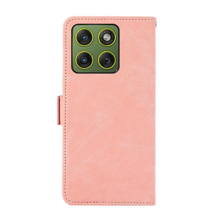 For Motorola Edge 70 5G ABEEL Frosted Magnetic RFID Leather Phone Case