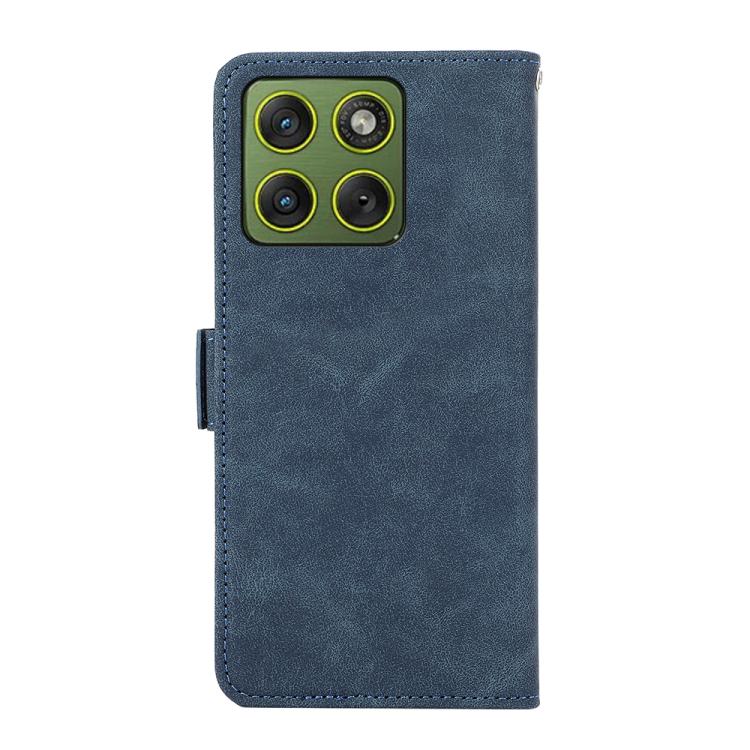 For Motorola Edge 70 5G ABEEL Frosted Magnetic RFID Leather Phone Case