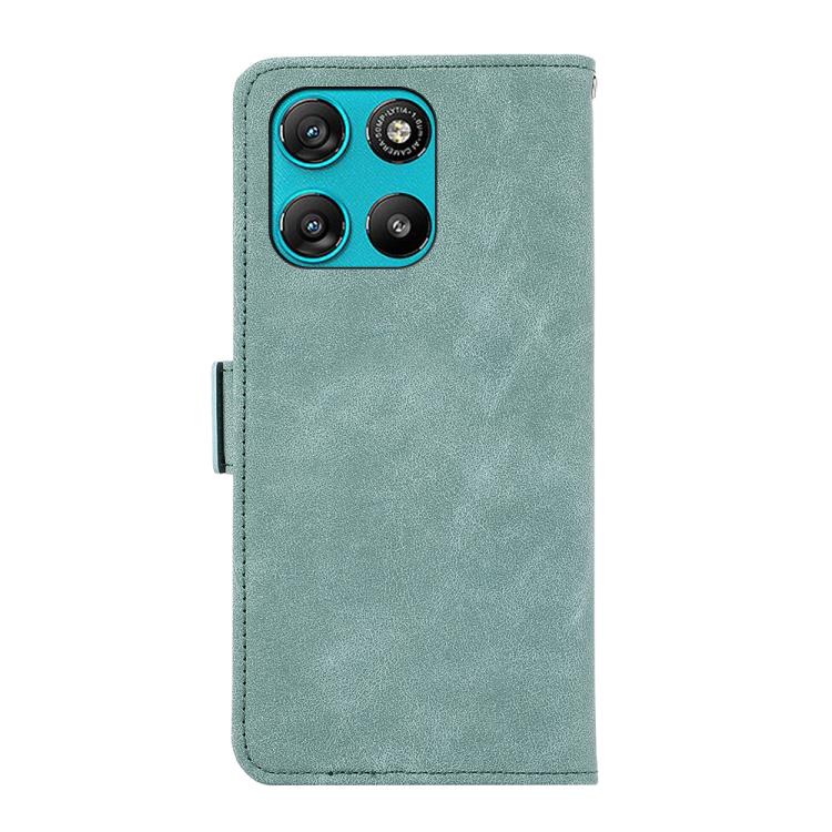 For Motorola Moto G57 Power/G67 Power ABEEL Frosted Magnetic RFID Leather Phone Case