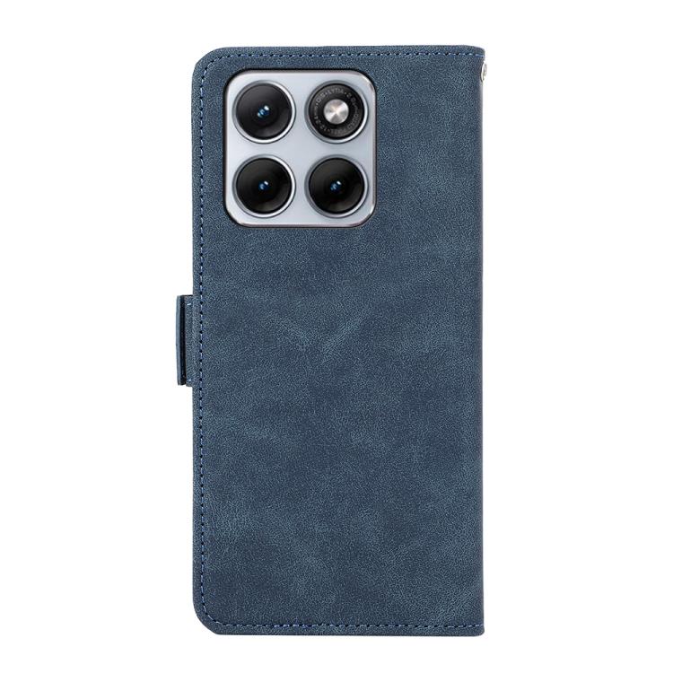 For Motorola Edge 70 Fusion 5G ABEEL Frosted Magnetic RFID Leather Phone Case