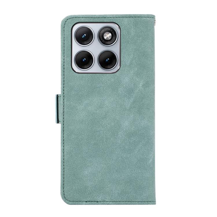 For Motorola Edge 70 Fusion 5G ABEEL Frosted Magnetic RFID Leather Phone Case