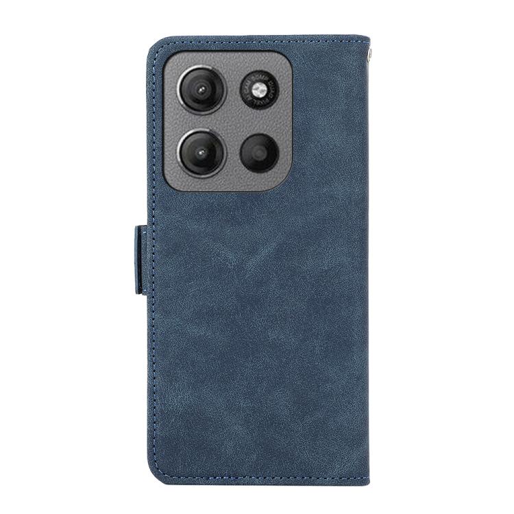 For Motorola Moto G17 4G/G17 Power 4G ABEEL Frosted Magnetic RFID Leather Phone Case