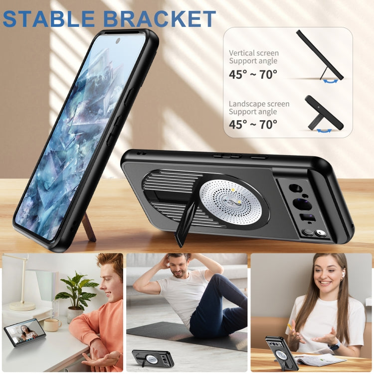 For Google Pixel 8 Pro Heat Dissipation Aromatherapy MagSafe Holder Phone Case