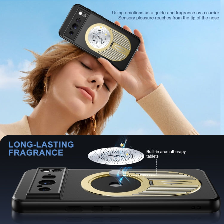 For Google Pixel 8 Pro Heat Dissipation Aromatherapy MagSafe Holder Phone Case