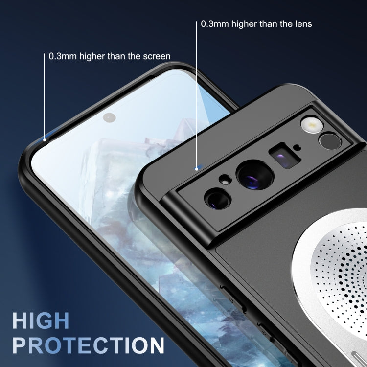 For Google Pixel 8 Pro Heat Dissipation Aromatherapy MagSafe Holder Phone Case
