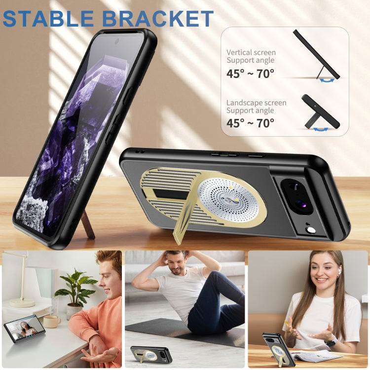 For Google Pixel 8 Heat Dissipation Aromatherapy MagSafe Holder Phone Case