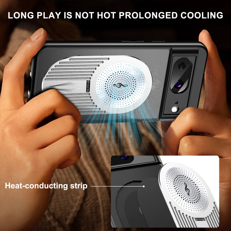 For Google Pixel 8 Heat Dissipation Aromatherapy MagSafe Holder Phone Case
