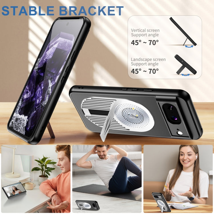 For Google Pixel 8 Heat Dissipation Aromatherapy MagSafe Holder Phone Case