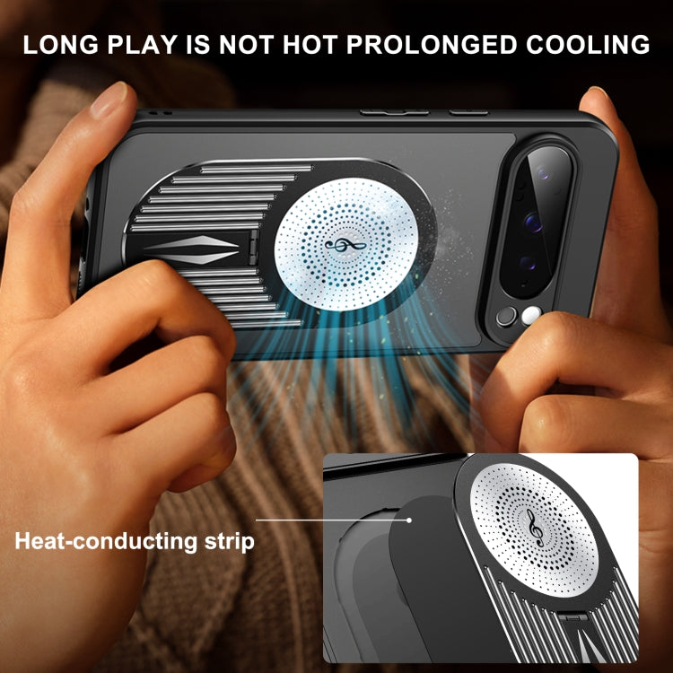 For Google Pixel 9 / 9 Pro Heat Dissipation Aromatherapy MagSafe Holder Phone Case