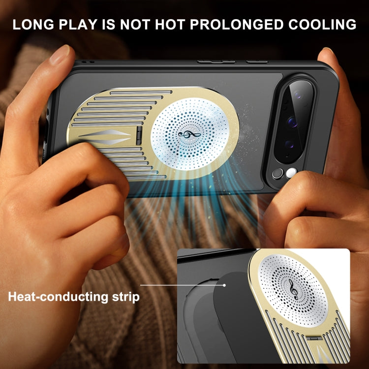 For Google Pixel 9 / 9 Pro Heat Dissipation Aromatherapy MagSafe Holder Phone Case