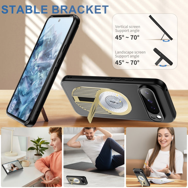 For Google Pixel 9 / 9 Pro Heat Dissipation Aromatherapy MagSafe Holder Phone Case