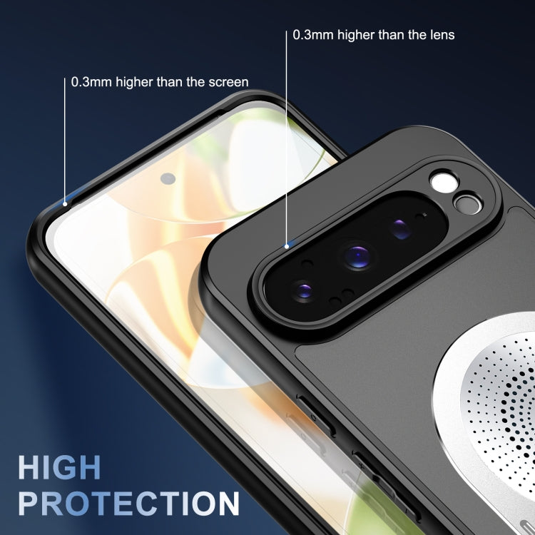 For Google Pixel 9 / 9 Pro Heat Dissipation Aromatherapy MagSafe Holder Phone Case