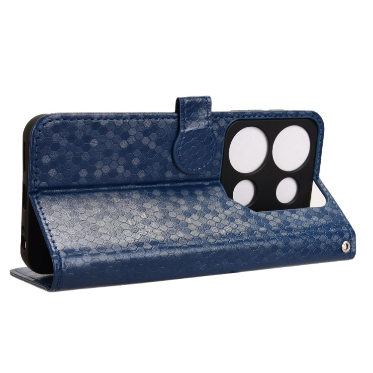 For itel P65 4G Honeycomb Dot Texture Leather Phone Case
