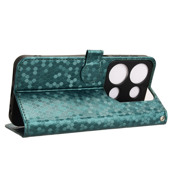 For itel P65 4G Honeycomb Dot Texture Leather Phone Case