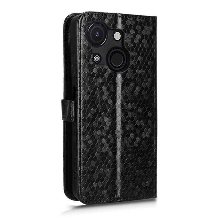 For itel A50C Honeycomb Dot Texture Leather Phone Case
