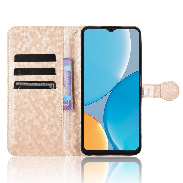 For itel A50C Honeycomb Dot Texture Leather Phone Case