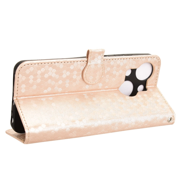 For itel A50C Honeycomb Dot Texture Leather Phone Case