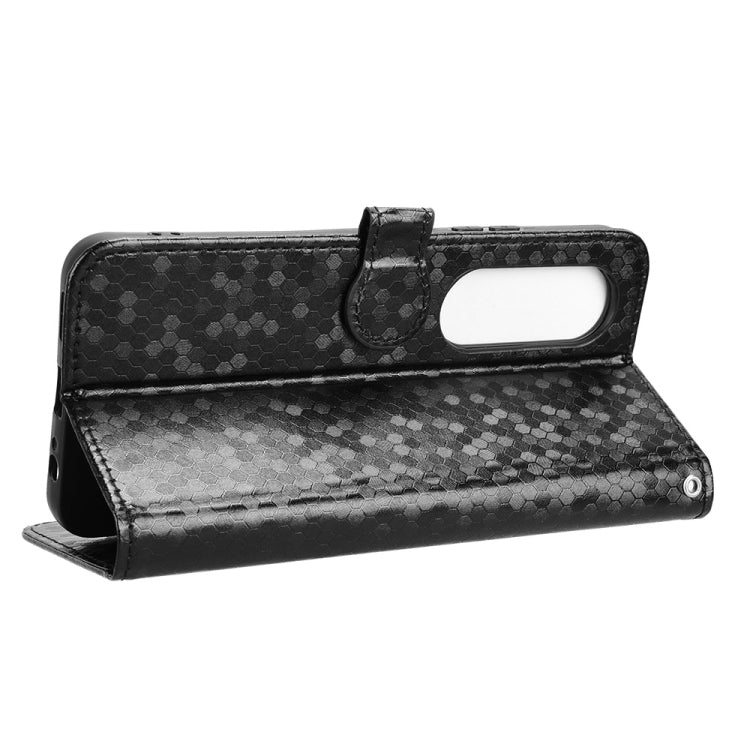 For itel S25 Honeycomb Dot Texture Leather Phone Case