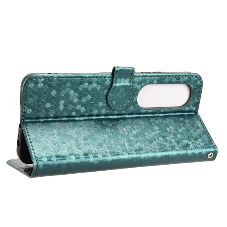 For itel S25 Honeycomb Dot Texture Leather Phone Case