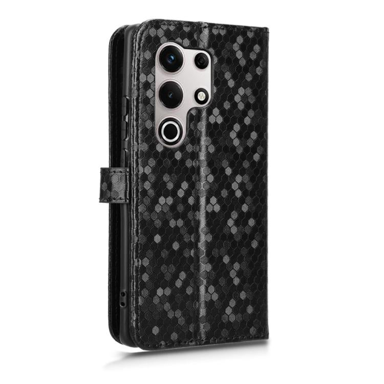 For itel S25 Ultra Honeycomb Dot Texture Leather Phone Case