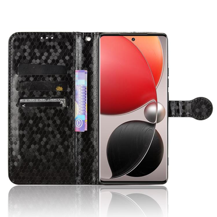 For itel S25 Ultra Honeycomb Dot Texture Leather Phone Case