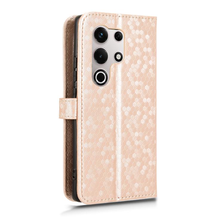 For itel S25 Ultra Honeycomb Dot Texture Leather Phone Case