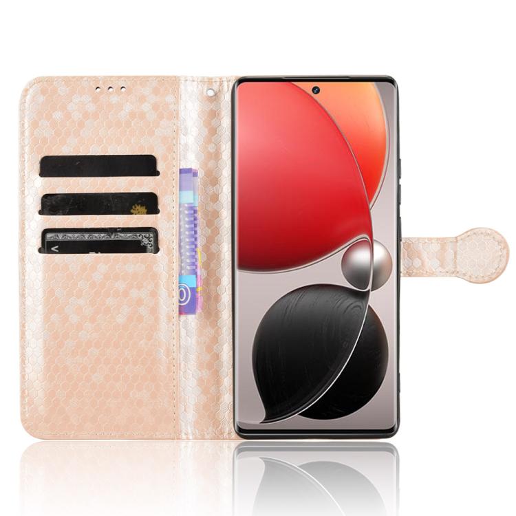 For itel S25 Ultra Honeycomb Dot Texture Leather Phone Case