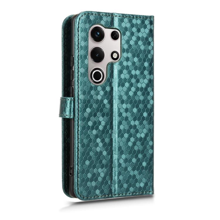 For itel S25 Ultra Honeycomb Dot Texture Leather Phone Case