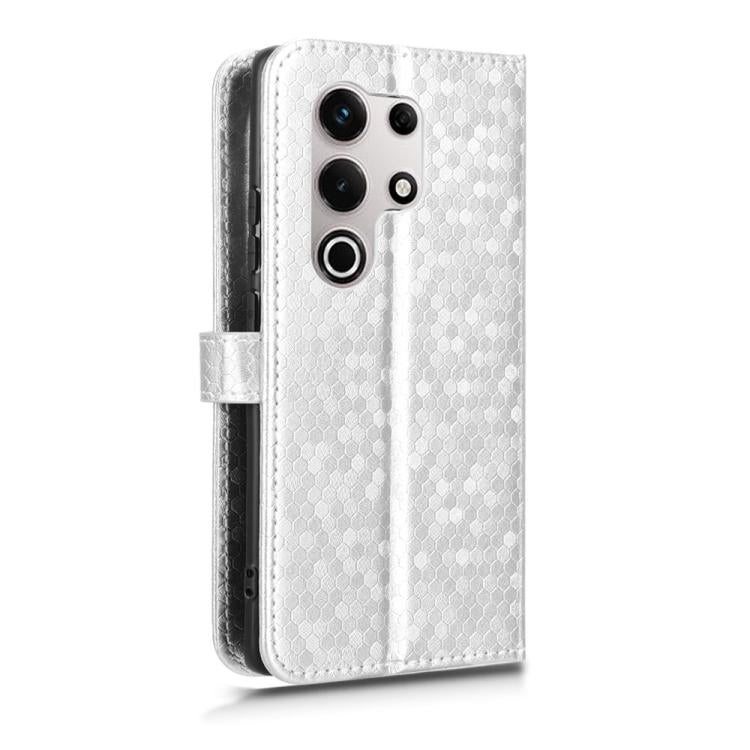 For itel S25 Ultra Honeycomb Dot Texture Leather Phone Case