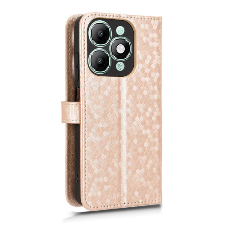 For itel A90 Honeycomb Dot Texture Leather Phone Case