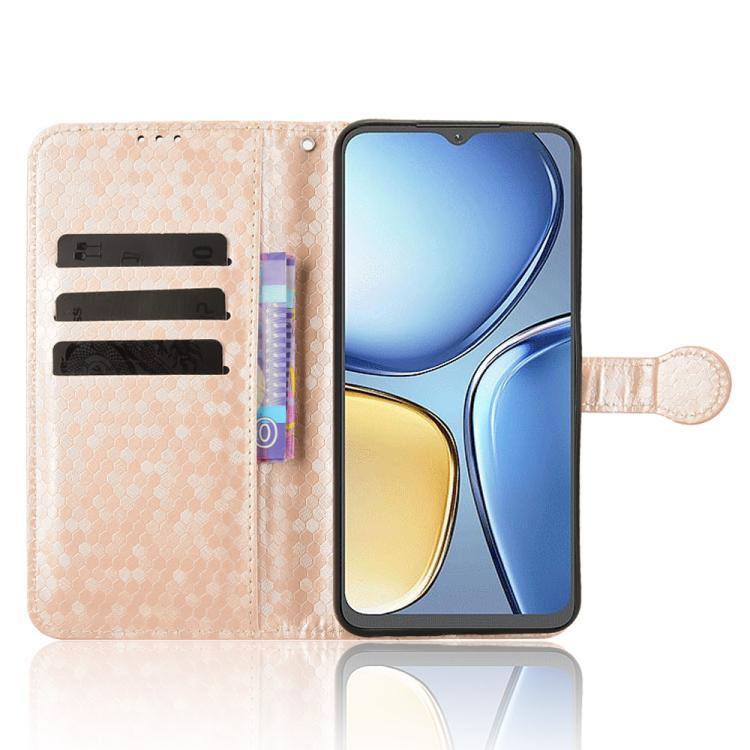 For itel A90 Honeycomb Dot Texture Leather Phone Case