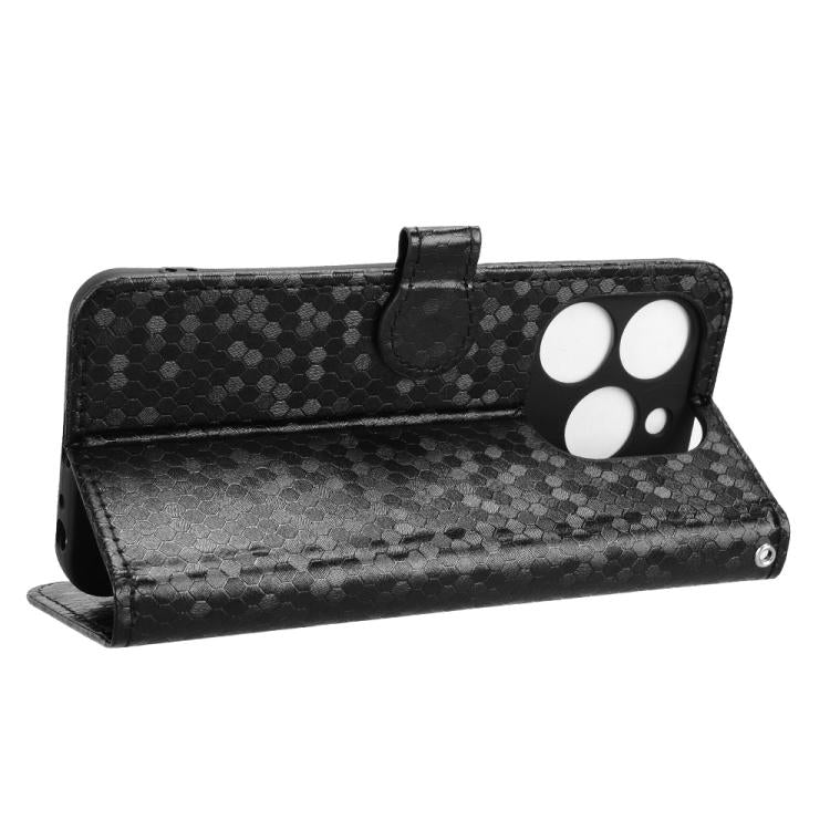 For itel Zeno 10 Honeycomb Dot Texture Leather Phone Case