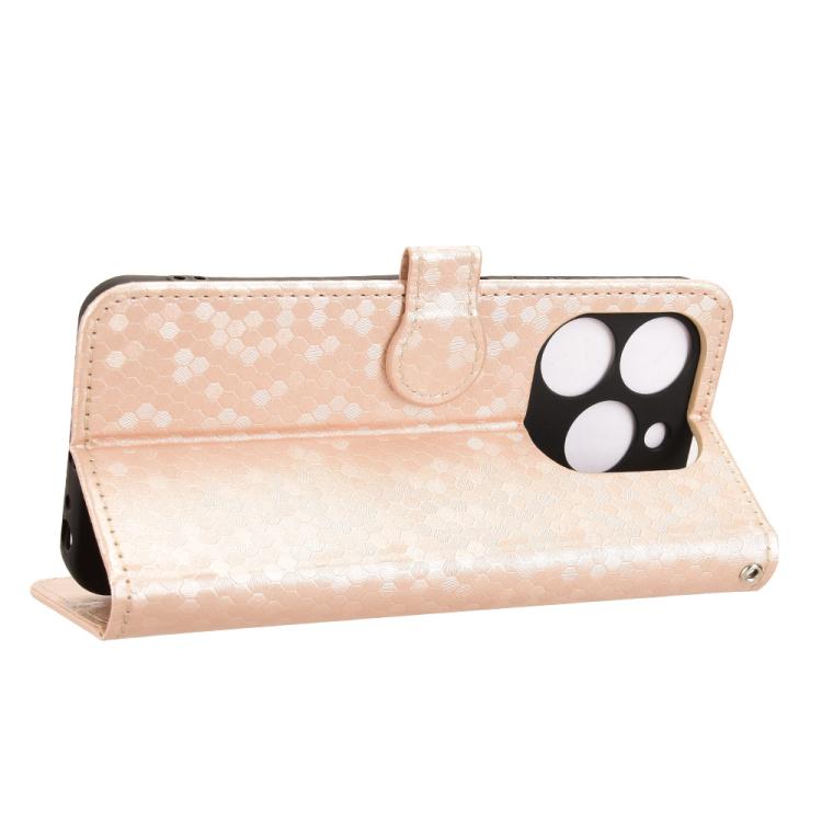 For itel Zeno 10 Honeycomb Dot Texture Leather Phone Case