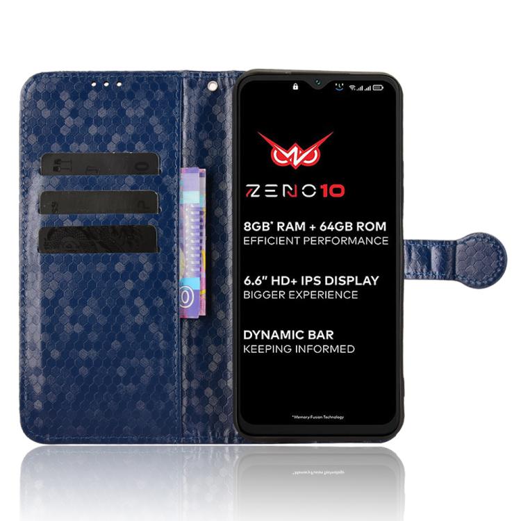For itel Zeno 10 Honeycomb Dot Texture Leather Phone Case