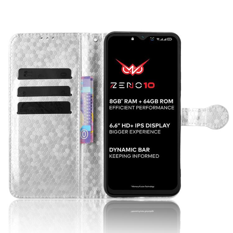 For itel Zeno 10 Honeycomb Dot Texture Leather Phone Case