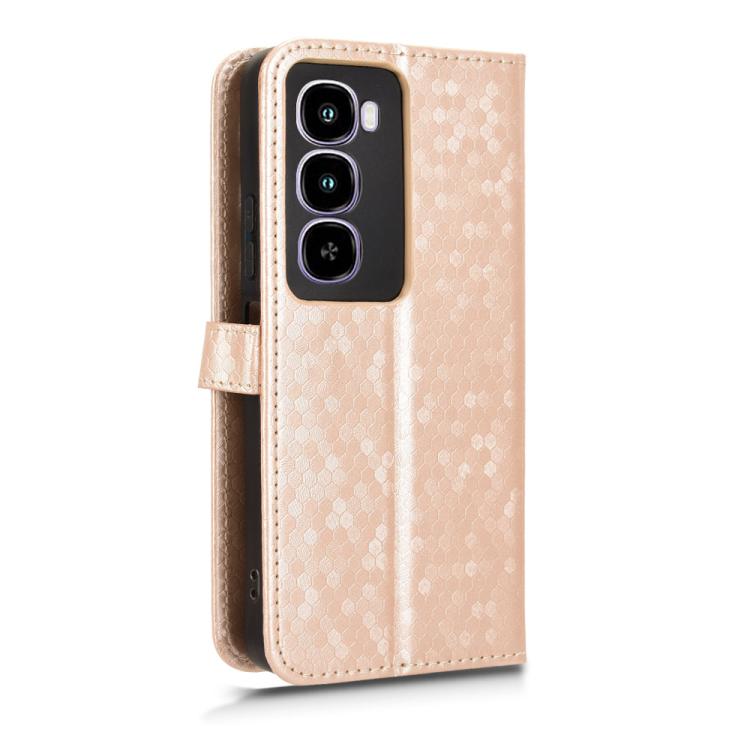 For itel City 100 Honeycomb Dot Texture Leather Phone Case