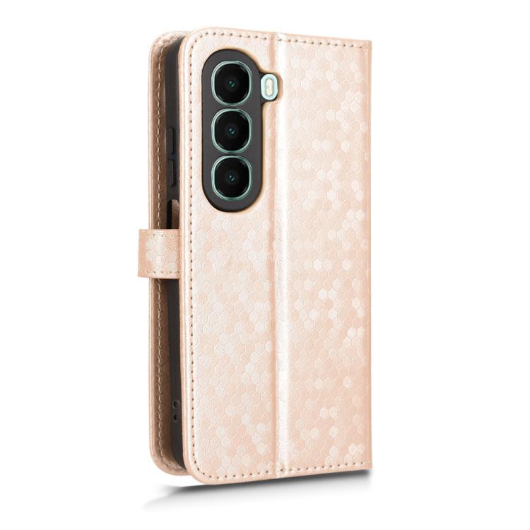 For itel A95 5G Honeycomb Dot Texture Leather Phone Case