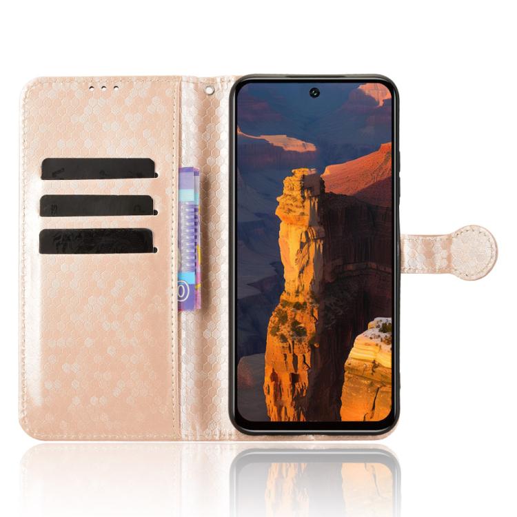 For itel A95 5G Honeycomb Dot Texture Leather Phone Case