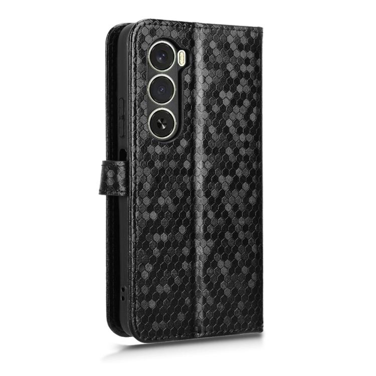 For itel A100 4G Honeycomb Dot Texture Leather Phone Case