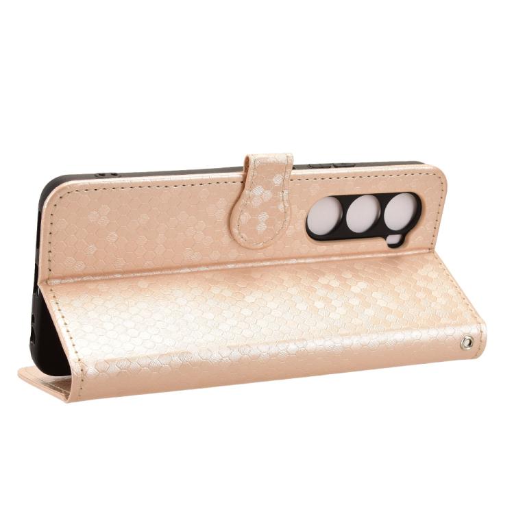 For itel A100 4G Honeycomb Dot Texture Leather Phone Case
