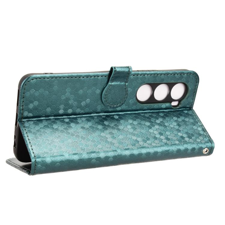 For itel A100 4G Honeycomb Dot Texture Leather Phone Case