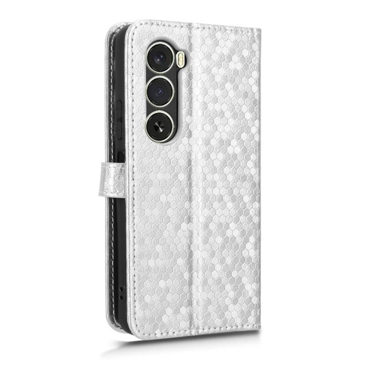 For itel A100 4G Honeycomb Dot Texture Leather Phone Case