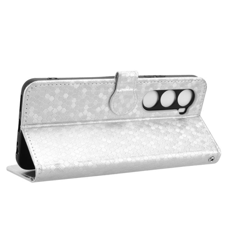 For itel A100 4G Honeycomb Dot Texture Leather Phone Case