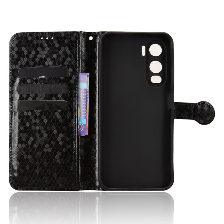 For itel City 200 4G Honeycomb Dot Texture Leather Phone Case